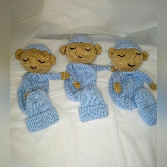Handmade Knitted Soft Baby and Premie Hat - Picture 3 of 9